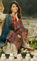 Front Embroidered 1.25 Meter Front Body Embroidered 1 Piece Back Embroidered 1.25 Meter Sleeves Embroidered 1 Pair Sleeves Border Embroidered 1 Pair Front Border Embroidered 1 Piece Dupatta Embroidered 2.5 Meter Slip Fabric (Pure Silk) 2.25 Meter Trouser (Pure Sillk) 2.5 Meter