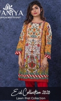 Luxury Pret Printed Lawn Kurti