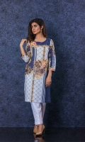 Luxury Pret Printed Lawn Kurti