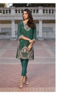 Embroidered Organza Stitched 2 Piece Suit 