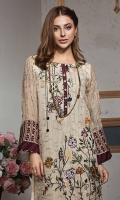 Embroidered Khaadi Net Stitched 2 Piece Suit 