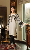 Chiffon Embroidered Stitched 2 Piece Suit (Shirt And Trouser)