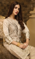 Embroidered Organza Stitched 2 Piece Suit 