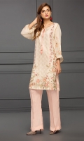 A melange of masoori khaadi net fabric, embroidery & dyes featuring linining and accessories create this unique ensemble 