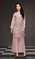 2 Piece Organza Embroidered Shirt, with Lining & Accessories 2 Piece Organza Embroidered Shirt, with Lining & Accessories