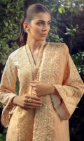 Embroidered Swiss Voile Panels 1m Embroidered Swiss Voile Back 1.25m Embroidered Swiss Voile sleeves 0.75m Swiss Voile Center Panel 0.25m Cotton Trousers 2.5m Digital Printed pure Silk Dupatta  Embroidered Daman Border  Embroidered Sleeves Border  Embroidered Patch when in doubt wear Black. The monochrome outfit ups the glam quotient with a pure silk dupatta