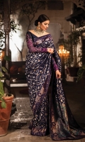 Blouse:    Embroidered Rawsilk Sleeves Rawsilk Blouse Saree:  Silk Banarsi Saree