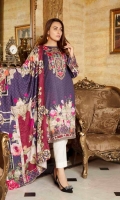 Digital Embroidered Khaddar Front Digital Printed Khaddar Back Digital Printed Khaddar Sleeves Khaddar Trouser Digital Cotail Shawl