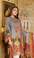 Digital Embroidered Khaddar Front Digital Printed Khaddar Back Digital Printed Khaddar Sleeves Khaddar Trouser Digital Cotail Shawl