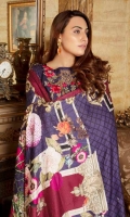 Digital Embroidered Khaddar Front Digital Printed Khaddar Back Digital Printed Khaddar Sleeves Khaddar Trouser Digital Cotail Shawl