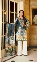 Digital Embroidered Khaddar Front Digital Printed Khaddar Back Digital Printed Khaddar Sleeves Khaddar Trouser Digital Cotail Shawl