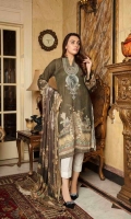 Digital Embroidered Khaddar Front Digital Printed Khaddar Back Digital Printed Khaddar Sleeves Khaddar Trouser Digital Cotail Shawl