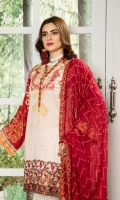 Digital Printed and Lawn and Embroidered Lawn with Embroidered Chiffon Dupatta
