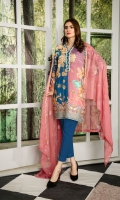 Digital Printed and Lawn and Embroidered Lawn with Embroidered Chiffon Dupatta
