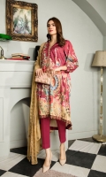 Digital Printed and Lawn and Embroidered Lawn with Embroidered Chiffon Dupatta