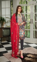 Digital Printed and Lawn and Embroidered Lawn with Embroidered Chiffon Dupatta