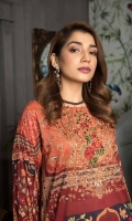 Digital Printed and Lawn and Embroidered Lawn with Embroidered Chiffon Dupatta