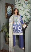 Digital Printed and Lawn and Embroidered Lawn with Embroidered Chiffon Dupatta