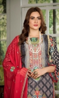 Digital Printed and Lawn and Embroidered Lawn with Embroidered Chiffon Dupatta