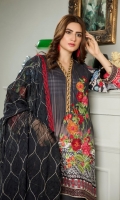 Digital Printed and Lawn and Embroidered Lawn with Embroidered Chiffon Dupatta