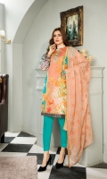 Digital Printed and Lawn and Embroidered Lawn with Embroidered Chiffon Dupatta