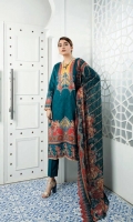 Digital Printed Linen Front Digital Printed Linen Back Digital Printed Linen Sleeves Digital Chikankari Chiffon Dupatta Linen Trouser