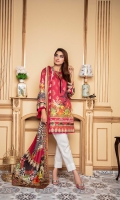 Digital Printed Jacquard Front Digital Printed Jacquard Back Digital Printed Jacquard Sleeves Digital Printed Lawn Dupatta Jacquard Trouser