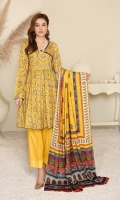 Digital Printed Linen Shirt (2.85 Meter) Digital Printed Linen Dupatta (2.5 Yard) Plan Linen Trouser (2.5 Yard)