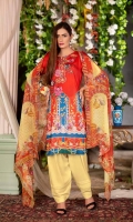 Digital Embroidered Linen Front Digital Printed Linen Back Digital Printed Linen Sleeves Digital Printed Chiffon Dupatta Linen Trouser