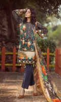 lawn printed front lawn printed back lawn print embroidered sleeves Chiffon Printed emboridered Duppata Plain trouser