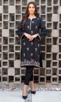 Raw Silk Embroidered Shirt, Front & Sleeves Embroidered