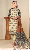 Silk digital dupatta Printed slub lawn shirt 3.12 meters Embroidered shirt front