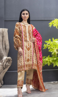 Shirt: Printed Lawn Shirt Dupatta: Printed Lawn Dupatta Trouser: Cambric Trouser