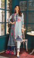 Shirt: Printed Lawn Shirt Dupatta: Printed Lawn Dupatta Trouser: Cambric Trouser