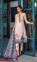 Shirt: Printed Lawn Shirt Dupatta: Printed Lawn Dupatta Trouser: Cambric Trouser