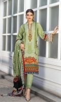 Shirt: Printed Lawn Shirt Dupatta: Printed Lawn Dupatta Trouser: Cambric Trouser