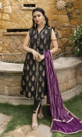 Shirt: Dyed Jacquard Dupatta: Dyed Jacquard Trouser: Dyed Cotton