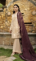 Shirt: Dyed Jacquard Dupatta: Dyed Jacquard Trouser: Dyed Cotton