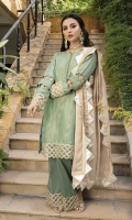 Shirt: Dyed Jacquard Dupatta: Dyed Jacquard Trouser: Dyed Cotton