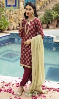 Shirt: Dyed Jacquard Dupatta: Dyed Jacquard Trouser: Dyed Cotton