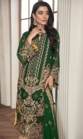 Embroidered Chiffon Front Embroidered Chiffon Back Embroidered Sleeves Embroidered Ffront & Back Patch Embroidered Chiffon Dupatta Grip Trouser