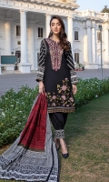 Shirt: Printed Cambric (3 meters) Dupatta: Printed Lawn Doriya (2.5 meters) Trouser: Dyed Cambric (2.5 meters)