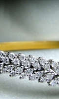 A Stunning Diamond Bracelet in Gold at Diamond Gallery