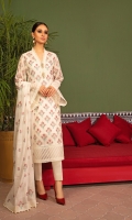 Shirt: Embroidered Khaddi Cotton Net - 3 Meter Dupatta: Embroidered Khaddi Cotton Net - 2.5 Meter