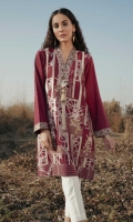 Embroidered Front: 1.1 M Dyed Back & Sleeves: 1.7 M Embroidered Neckline Patti: 0.8 M Embroidered sleeves Border: 0.8 M