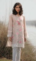 Embroidered Front: 1.1 M Dyed Back &Sleeves: 1.7 M Embroidered Front Border: 0.6 M Embroidered Sleeves Border: 0.8 M