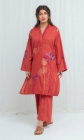 Embroidered Jacquard Shirt: 2.5 M Dyed Pants: 2.5 M