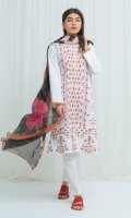 Printed Lawn Shirt: With Fully Embroidered Front With The Most Intricate Multi-Hued Booties 1.14 M Printed Lawn Back: 1.14 M Printed Lawn Sleeves: 0.05 M Printed Blended Tissue Dupatta: 2.5 M