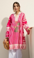 Printed Shirt: 2.5 M Embroidered Fronts Motifs: 1 Pc