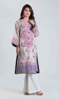 DIGITAL PRINTED EMBROIDERED LAWN SHIRT: 3.00 M